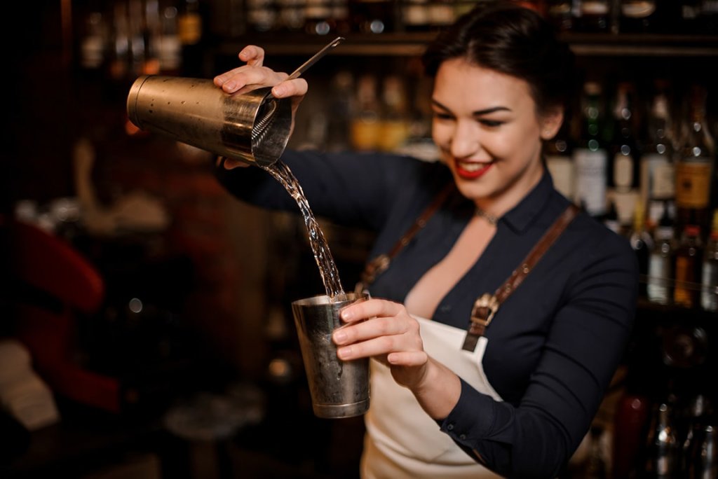 Bartender Pouring Drink