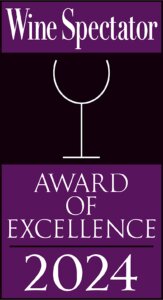 Wine Spectator Award of Excellence 2024 badge