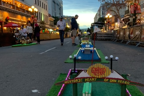 Gaslamp Mini Golf Returns